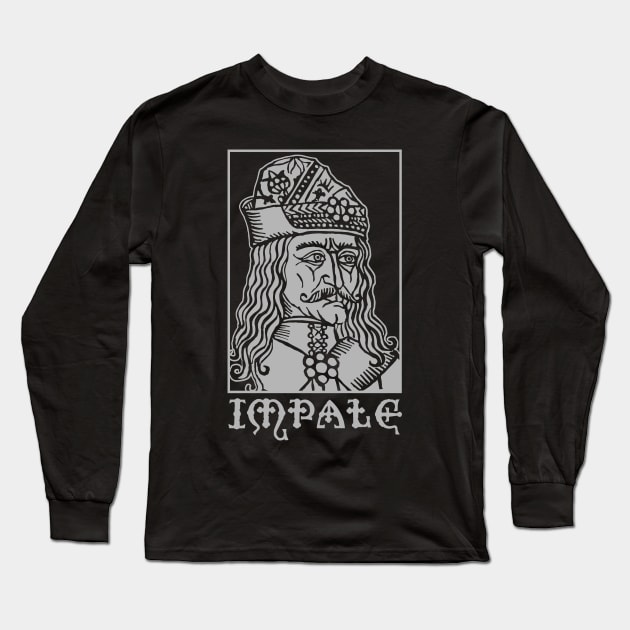 Vlad the Impaler Long Sleeve T-Shirt by biggeek